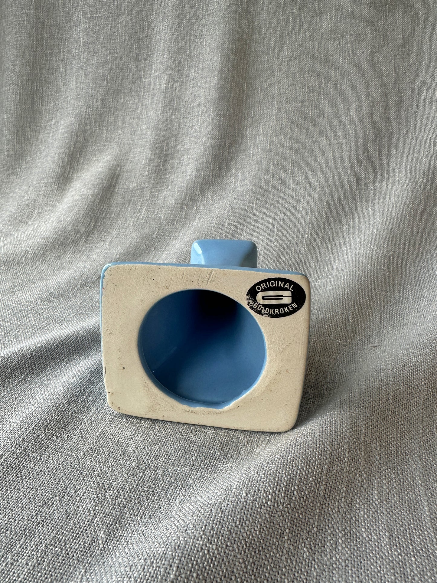 Blå ljusstake från Guldkroken