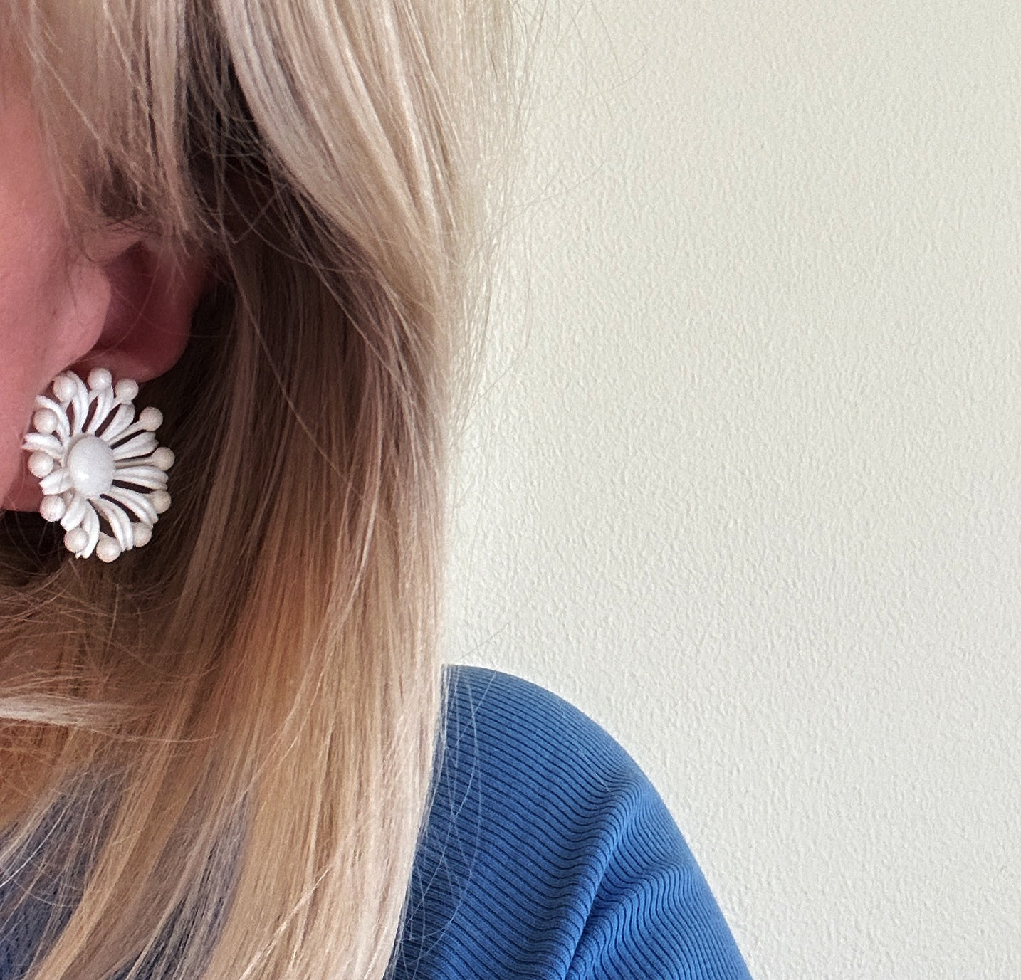 Vintage clips blomma