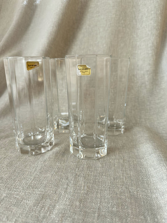 Oktagonformade glas (6st)