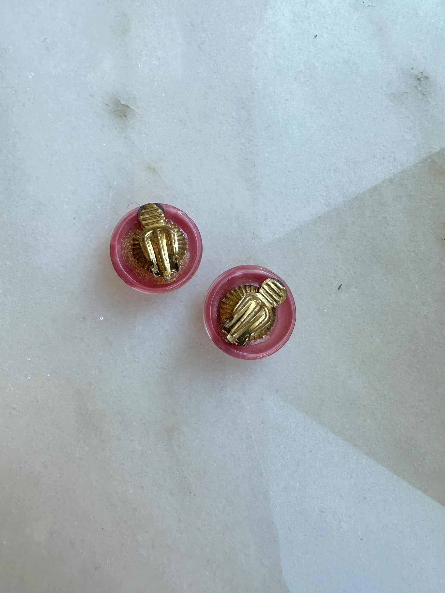 Rosa vintage clips