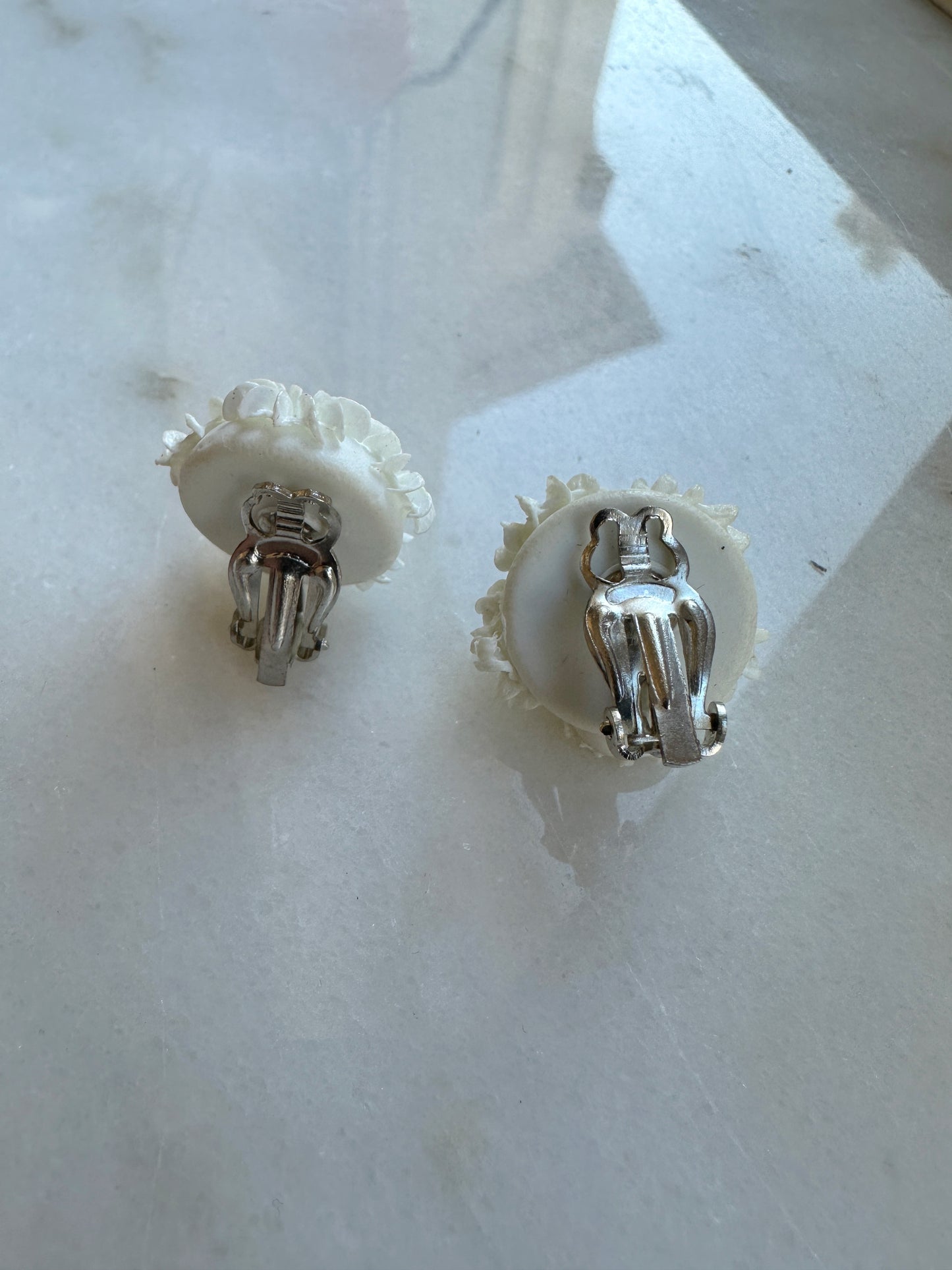 Vintage clips med blommor