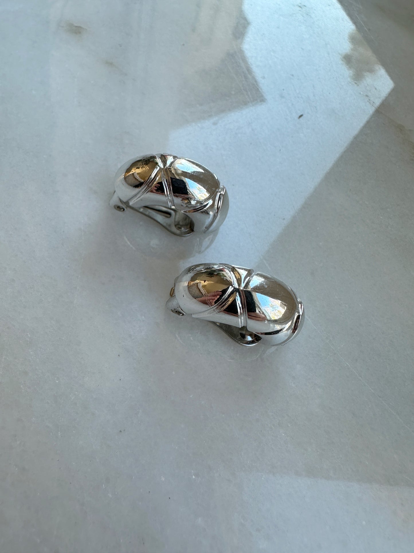 Vintage clips hoops