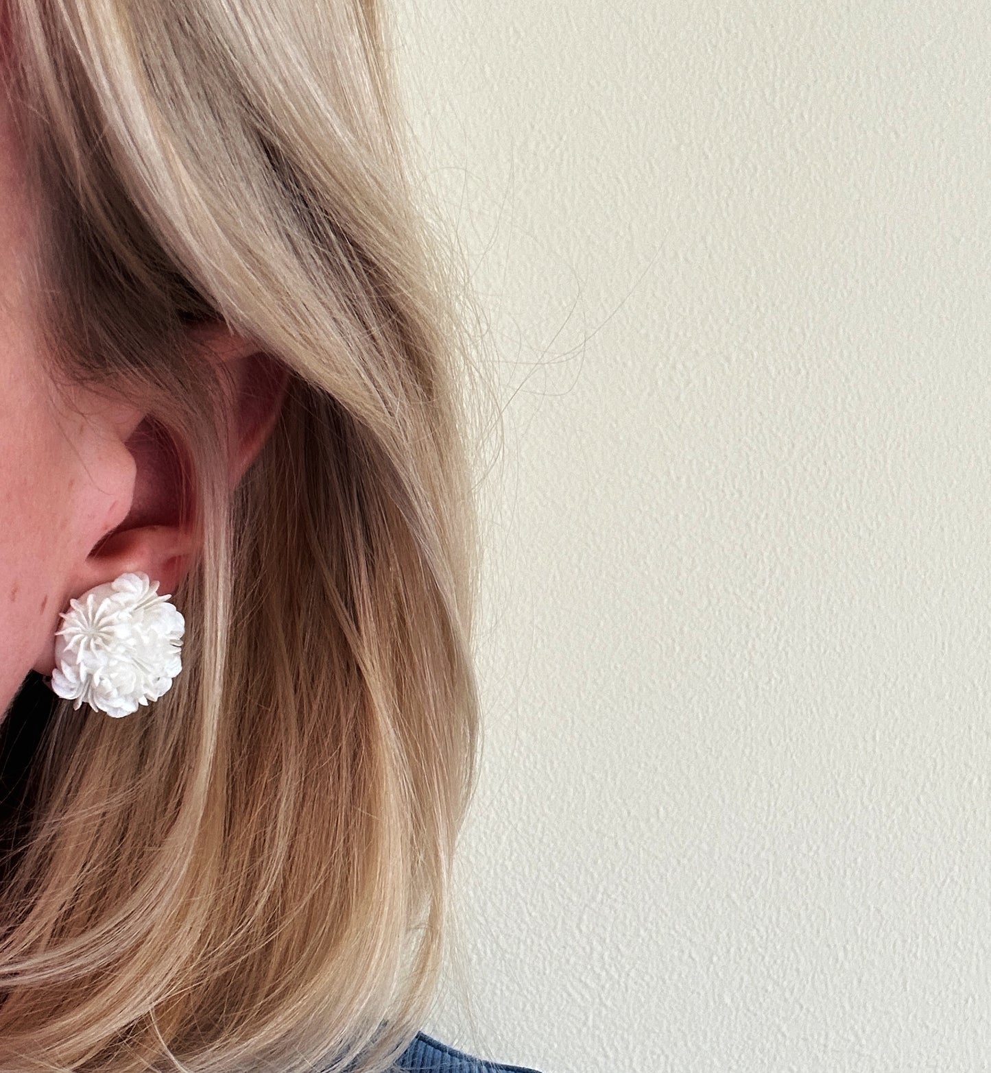 Vintage clips med blommor